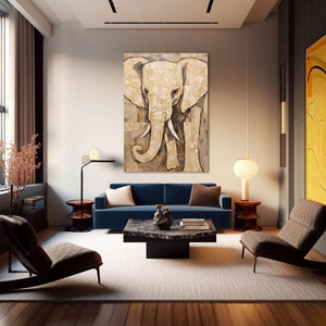 Art African Elephant | MusaArtGallery™