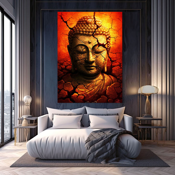 Art Deco Buddha Wall Art | MusaArtGallery™