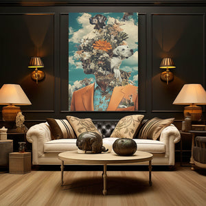 Art Deco Dog Art