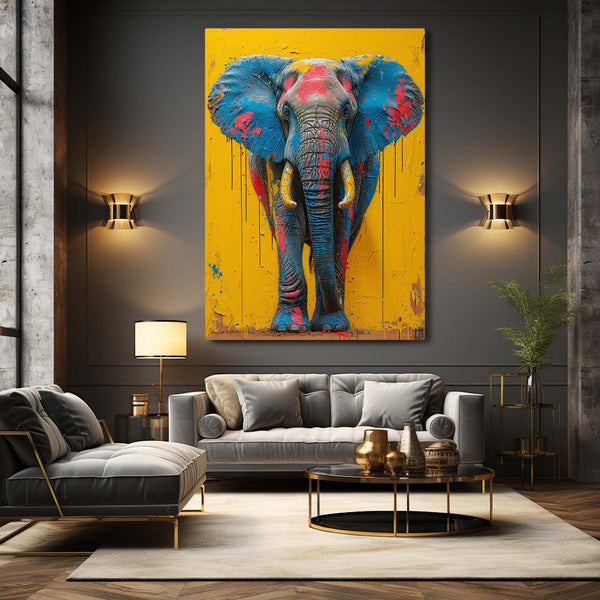 Colored Art Elephant | MusaArtGallery™