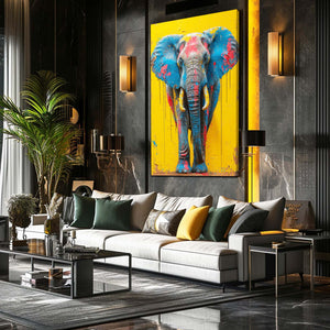 Colored Art Elephant | MusaArtGallery™