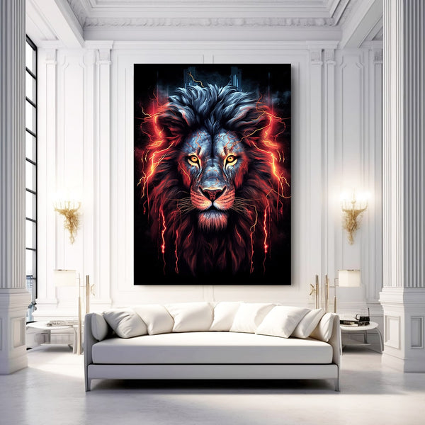 Art Lion Face | MusaArtGallery™