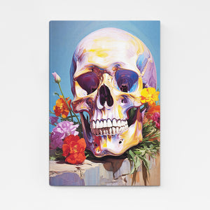 Art Skull Flowers | MusaArtGallery™