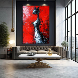 Artistic Cat Wall Art | MusaArtGallery™