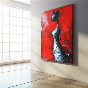 Artistic Cat Wall Art | MusaArtGallery™