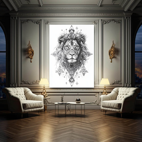 Astral Lion Wall Art | MusaArtGallery™