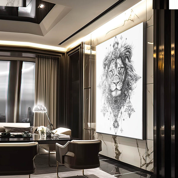 Astral Lion Wall Art | MusaArtGallery™