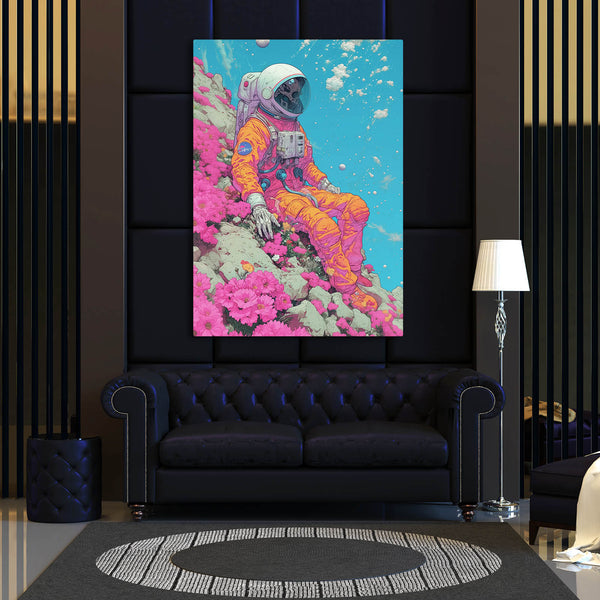 Astronaut Bliss Cyberpunk Art | MusaArtGallery™