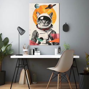 Astronaut Cat Art Decor | MusaArtGallery™