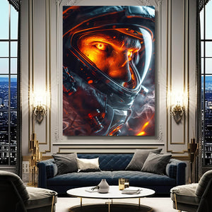 Astronaut Face Art | MusaArtGallery™