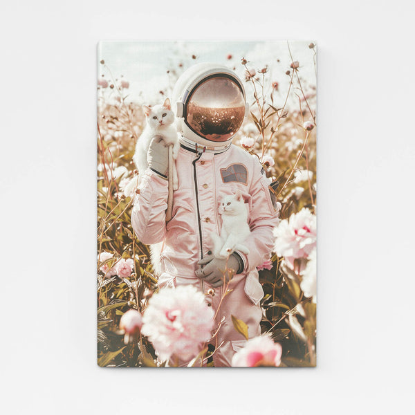 Astronaut Flowers Art | MusaArtGallery™