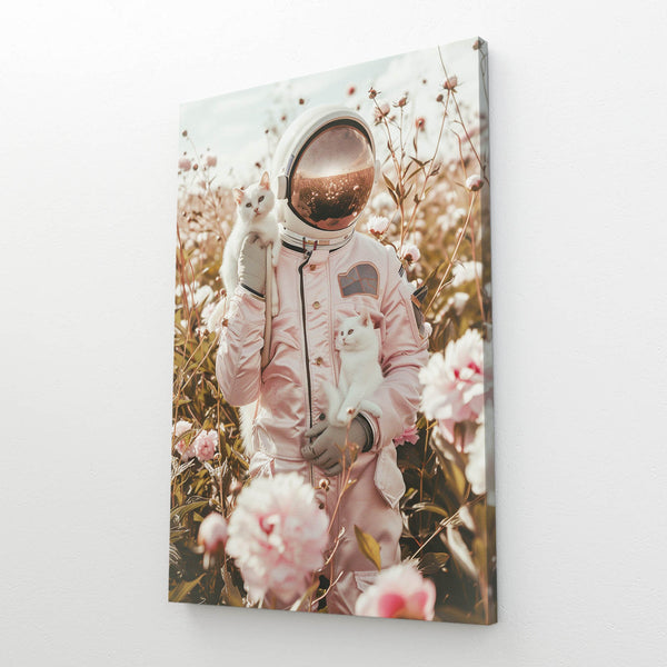 Astronaut Flowers Art | MusaArtGallery™