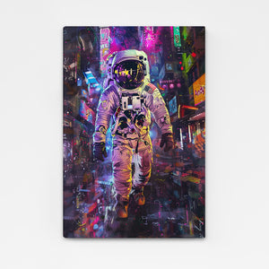  Astronaut In City Art | MusaArtGallery™