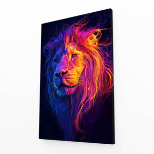 Aurora Lion Wall Art | MusaArtGallery™