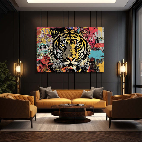 Yellow Tiger Art | MusaArtGallery™