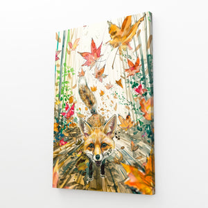 Autumn Fox Fox Art | MusaArtGallery™