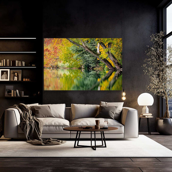 Autumn Reflection Tree Art | MusaArtGallery™