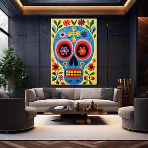 Awesome Colorful Skull Art | MusaArtGallery™