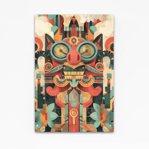 Aztec Guardian Mexican Wall Art | MusaArtGallery™