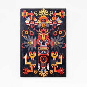 Aztec Spirit Mexican Wall Art | MusaArtGallery™