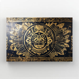 Aztec Sun Mexican Wall Art | MusaArtGallery™