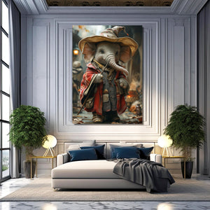 Baby Elephant Art Canvas | MusaArtGallery™