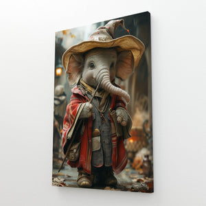 Baby Elephant Art Canvas | MusaArtGallery™