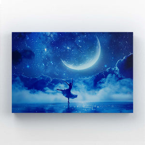 Ballerina Moon Dance Art | MusaArtGallery™