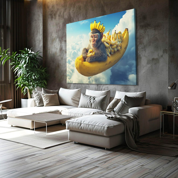 Bananas Monkey Art