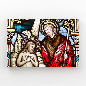 Baptism of Christ Christian Wall Art | MusaArtGallery™