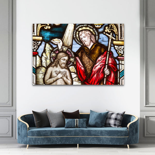 Baptism of Christ Christian Wall Art | MusaArtGallery™