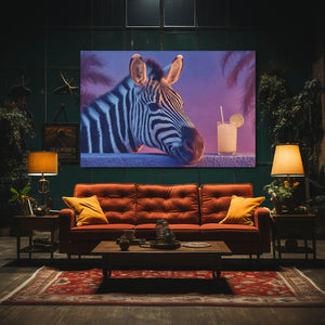 Bar Zebra Wall Decor
