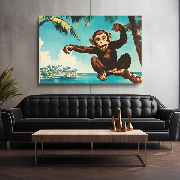 Beach Monkey Art