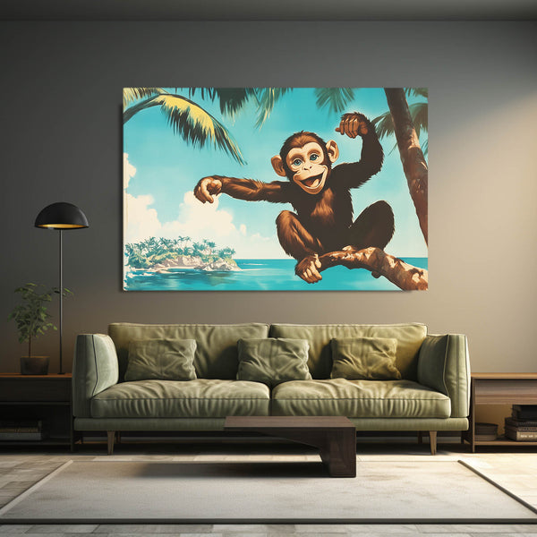 Beach Monkey Art