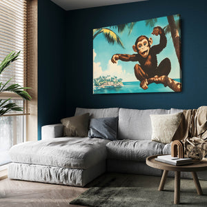 Beach Monkey Art