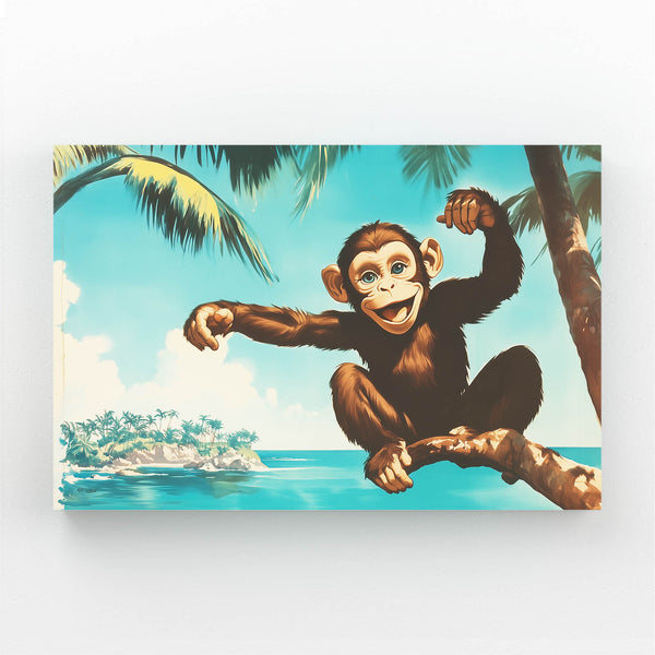 Beach Monkey Art