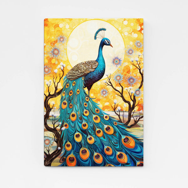 Beautiful Boho Peacock Wall Art  | MusaArtGallery™