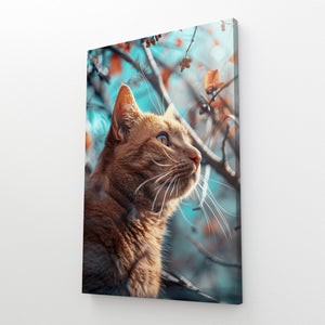 Beautiful Cat Art Canvas | MusaArtGallery™