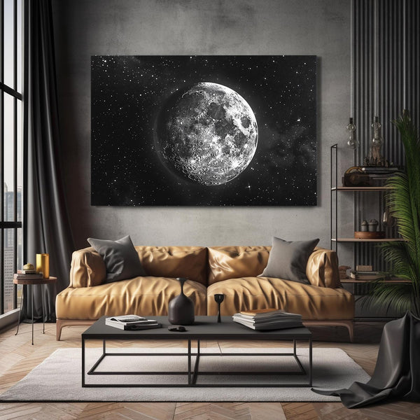 Beautiful Full Moon Art   | MusaArtGallery™