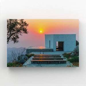 Beautiful Sunset Canvas Wall Art | MusaArtGallery™