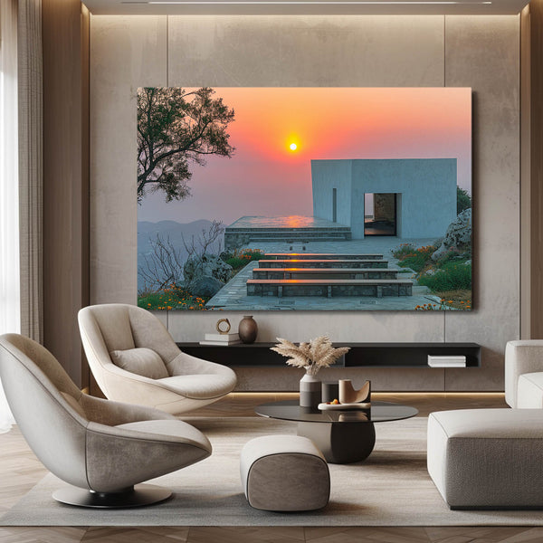 Beautiful Sunset Canvas Wall Art | MusaArtGallery™