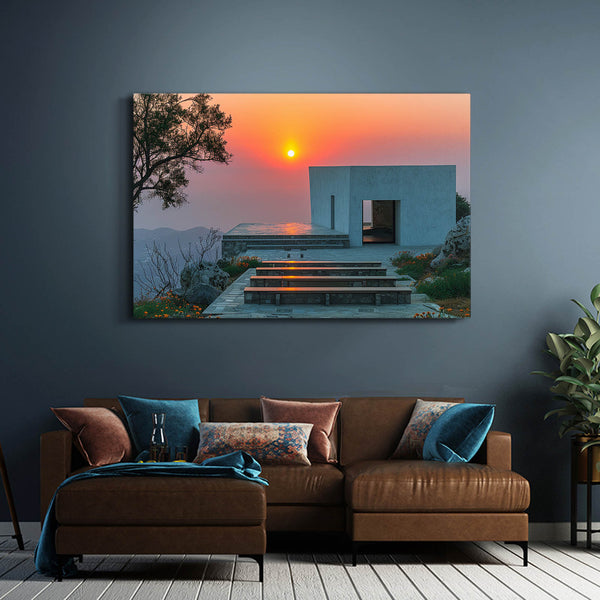 Beautiful Sunset Canvas Wall Art | MusaArtGallery™