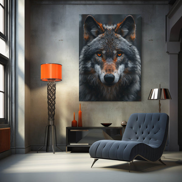 Beautiful Wolf Canvas Art | MusaArtGallery™