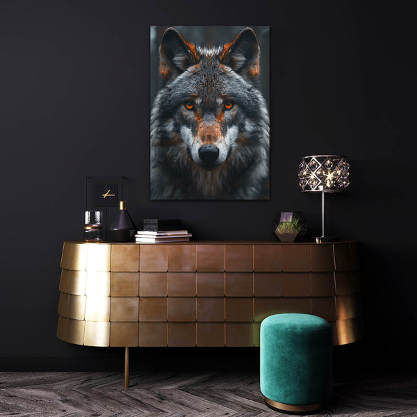 Beautiful Wolf Canvas Art | MusaArtGallery™