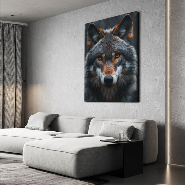 Beautiful Wolf Canvas Art | MusaArtGallery™