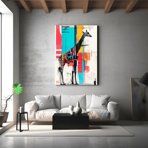 Bedroom Giraffe Art