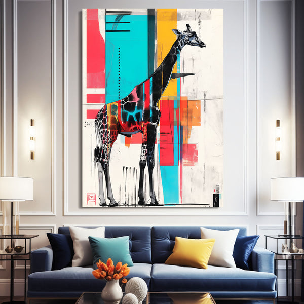 Bedroom Giraffe Art