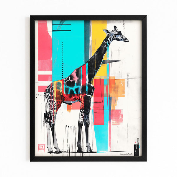 Bedroom Giraffe Art