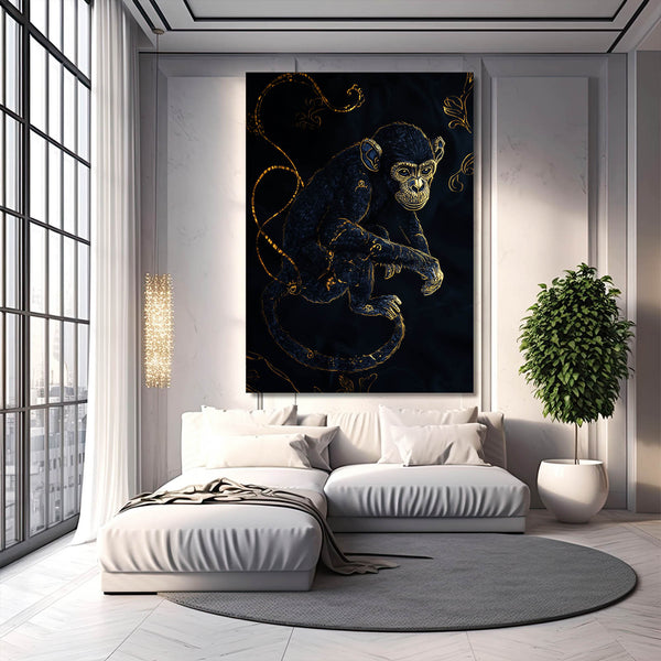 Bedroom Monkey Art