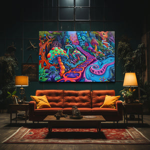 Bedroom Trippy Art | MusaArtGallery™